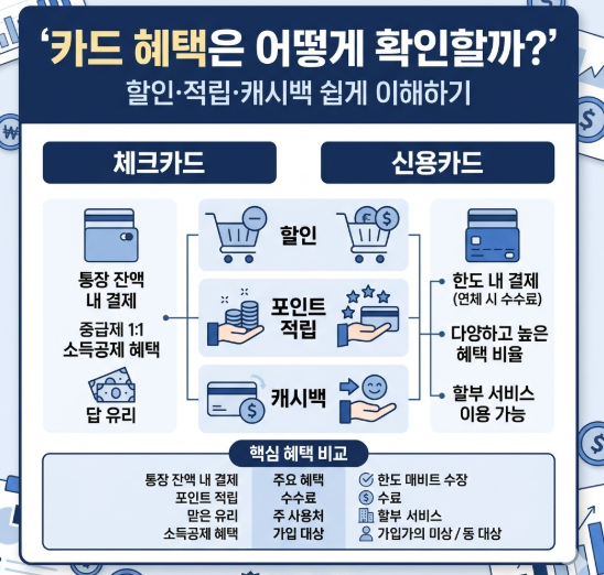 카드 혜택은 어떻게 확인할까