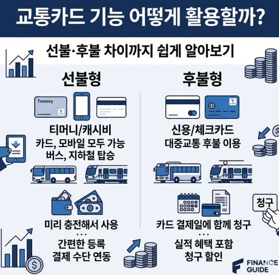 교통카드 기능 어떻게 활용할까